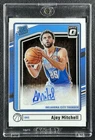AJAY MITCHELL 2024-25 PANINI DONRUSS OPTIC #322 RATED ROOKIE AUTO RC