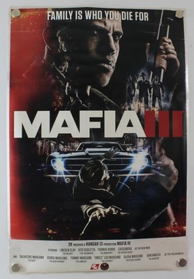 Hangar 13 - Mafia III Original Movie Poster 27'' x 40'' - 2016 One Sheet