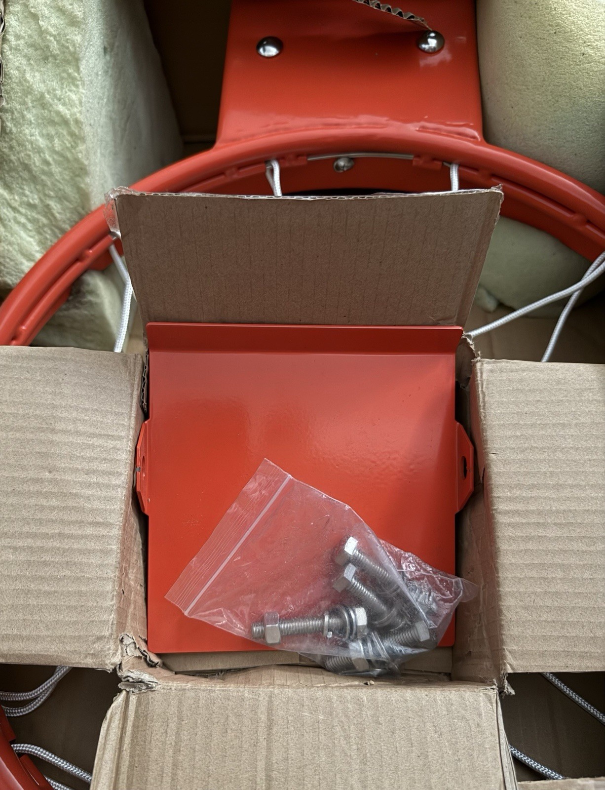 Heavy Duty 18” Basketball Rim Breakaway Hoop w/ Net Double Spring Outdoor Indoor