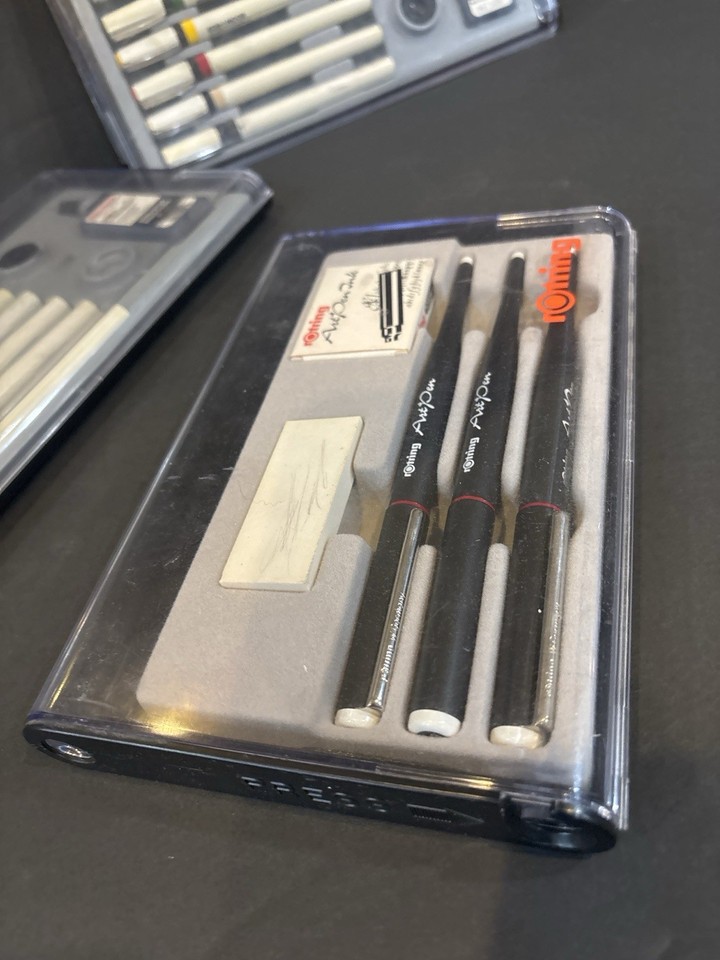 Stylo Technique Rapidograph 0.6 Koh-I-Noor / Rotring Avec étui Vintage - Occasion, Fabriqué En Allemagne
