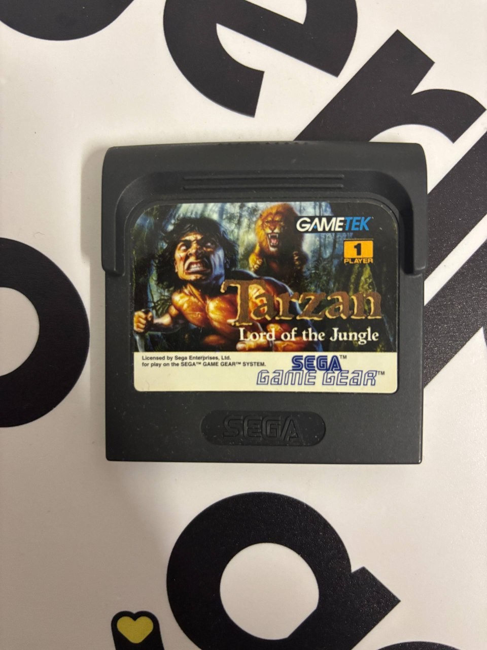 TARZAN LORD OF THE JUNGLE SEGA GAME GEAR 