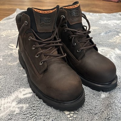 Timberland PRO Steel Toe Brown Boots Anti-Fatigue Men s Size 11