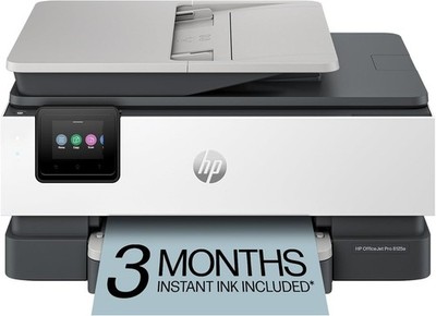 HP OfficeJet Pro 8125e Wireless All-in-One Color Inkjet Printer, Print, scan, Co