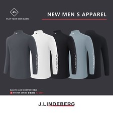NEW-J.LINDEBERG Men's Winter Golf Fleece Base Layer - Runs Small