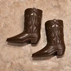 Vintage 1970's Ken Doll Clone JAPAN Brown Cowboy Boots Western Barbie Squishy