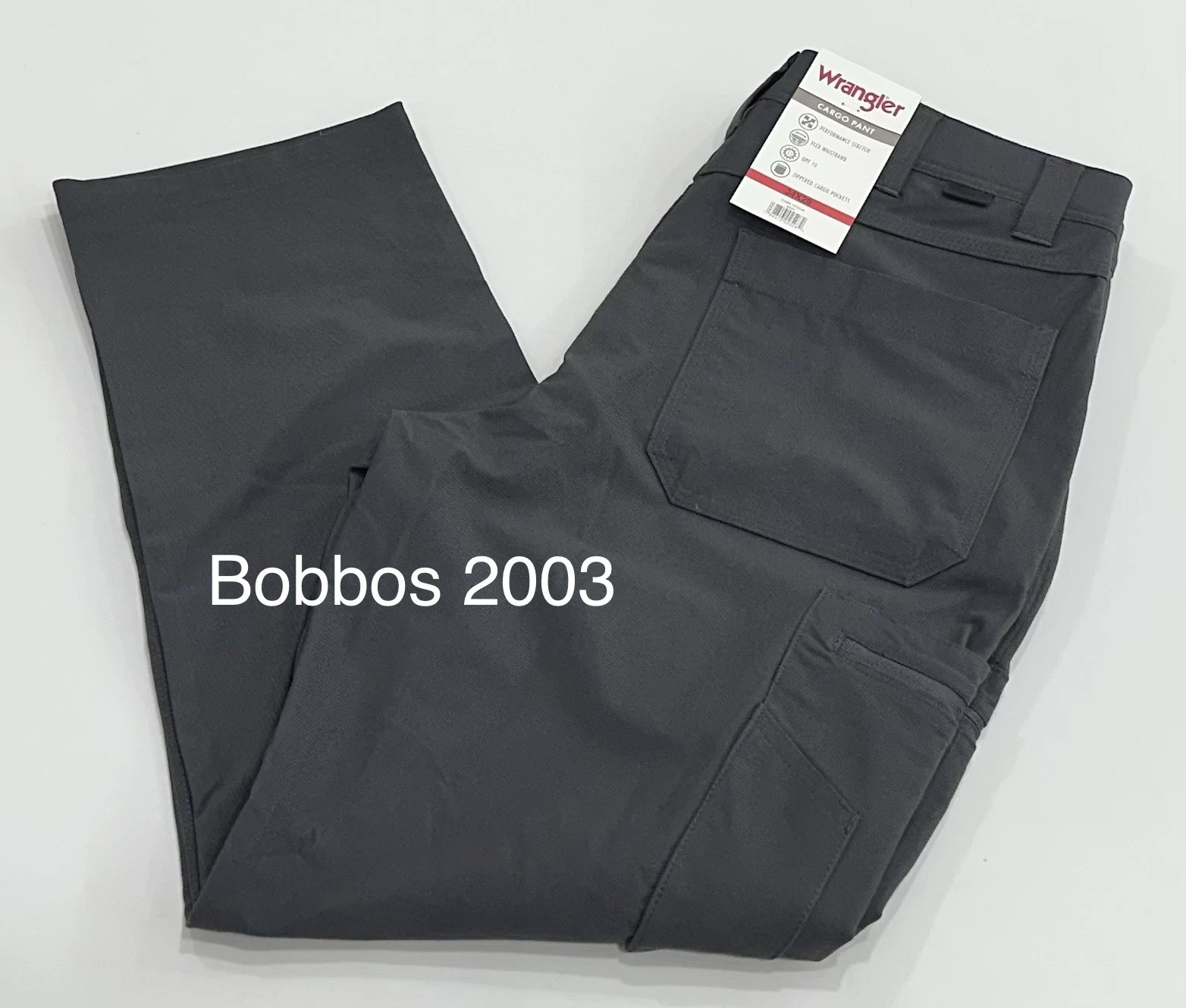 Wrangler Men's Cargo Pants, Gray, Size 34X29