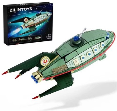 Futurama Planet Express Schiff Baustein Set