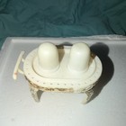 Vintage salt and pepper shakers with sugar stand. ￼ — photo 4