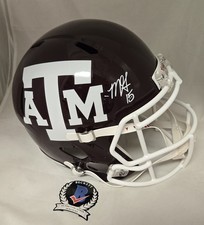 Myles Garrett Signed Texas A&M Aggies Full Size Replica Helmet Beckett Auto