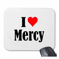 Mousepad Mauspad I Love Mercy Ich Liebe Mercy