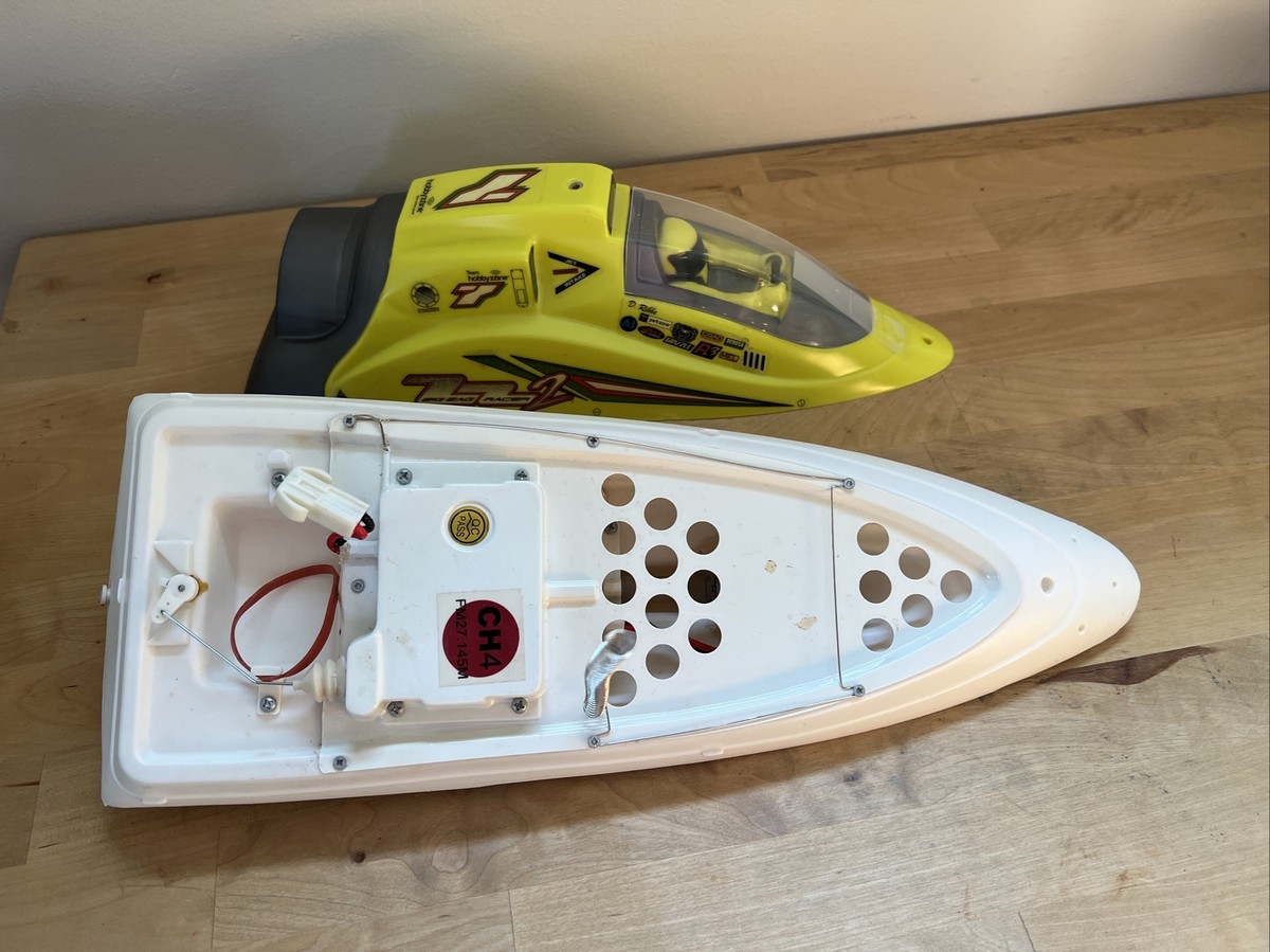 Hobby Zone Zig Zag Racer 2 YELLOW Rc Boat UNTESTED w/Original Box