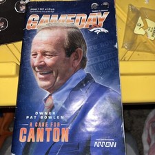 PAT BOWLEN HOF Denver Broncos January 1, 2017 Gameday Game Program vs.Raiders