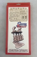 NEW Knotts Knott’s Berry Farm￼ Coaster Cutouts “Silver Bullet” Roller Model Kit