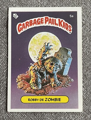 Garbage Pail Kids 1985 | Dutch Test set | Robby de Zombie Checklist | eBay