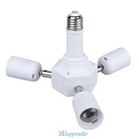 E27 3 To 1 Light Socket Splitter Lamp Base Adapter For Standard Led & Cfl Bulbs on sale E27 3 To 1 Light Socket Splitter Lamp Base Adapter For Standard Led & Cfl Bulbs on sale
