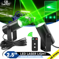 Pair Cube Green laser LED pods whipless whip Lights For Kawasaki Teryx KRX 1000