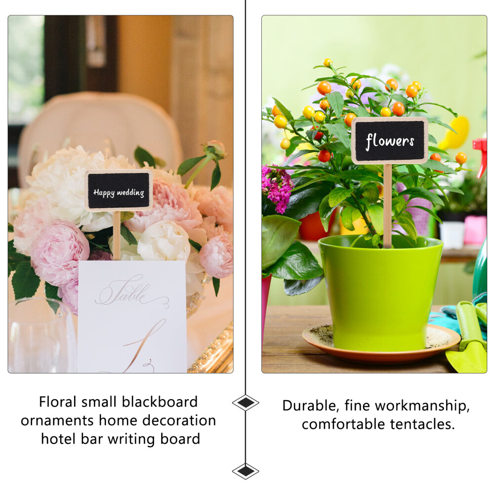 Blackboard Plant Labels Blackboard Clips Tabletop Chalkboard Sign Food