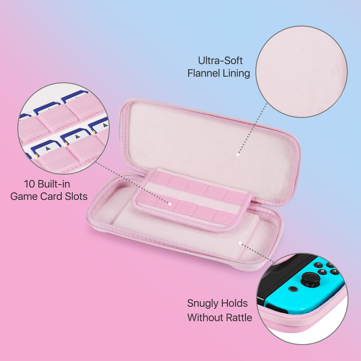 Carrying Case For Nintendo Switch - Easy Carry Switch OLED Slim