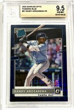 2020 Donruss Optic #51 Randy Arozarena Rookie PANDORA BLUE PRIZM /99 BGS 9.5 RC