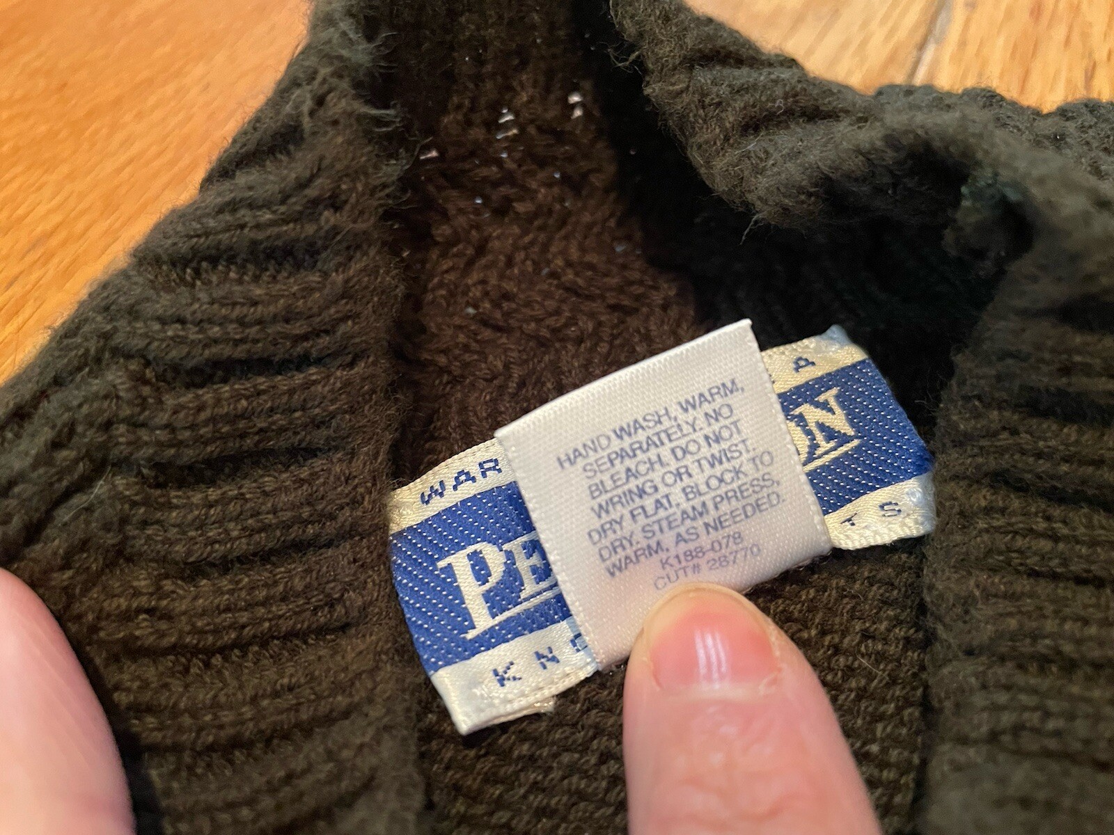 Vintage Pendleton Cotton Sweater Pullover Knit Gr… - image 5