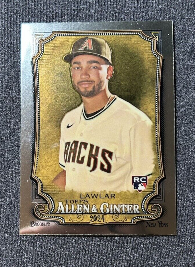 Jordan Lawlar RC 2024 Topps Allen & Ginter #99 CHROME - Arizona Diamondbacks