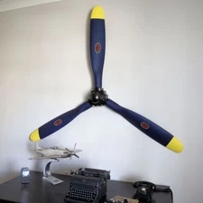 Vought F4U Corsair Replica WWII Resin Aircraft Airplane Propeller 74" Black Hub