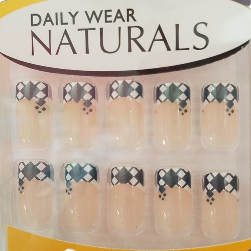 Nailene DAILY WEAR NATURALS Medium Length Salon Quality 24 Nails 21101 NO GLUE - Picture 7 of 24