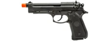 WellFire M9 CO2 Powered Gas Blowback Airsoft Pistol (Color: Black)