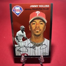 2023 Chrome Platinum Anniversary Base #417 Jimmy Rollins Phillies C394