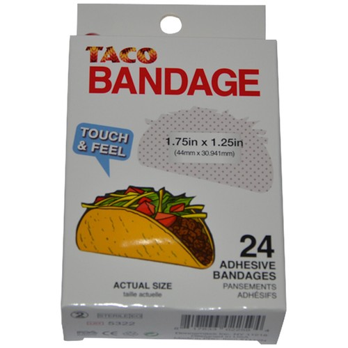 Band Aid Bandages 1 Box Bacon Taco Pizza Pineapple Unicorn or Skulls - Picture 3 of 34