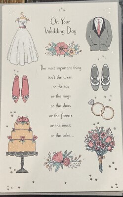 On Your Wedding Day, Best Wishes Always, Greeting Card