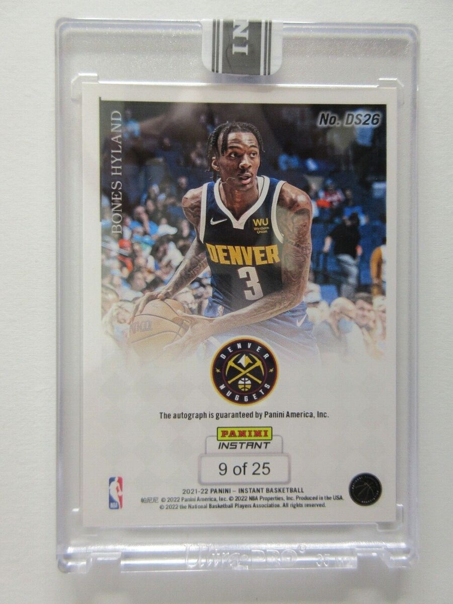 2021-22 Panini Instant NBA Donruss Signature Bones Hyland 2021-22 Panini Instant NBA Donruss Signature Bones Hyland