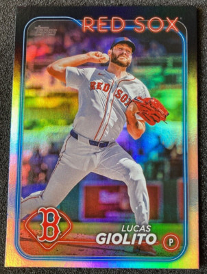 2024 Topps Update US176 Lucas Giolito Rainbow Foil. Boston Red Sox