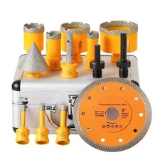 13Pcs Diamond Core Drill Bits Set,Vacuum Brazed Hole Saw Kit ,sale price