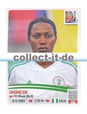 Panini Frauen WM World Cup 2015  - Sticker 313 - Onome Ebi