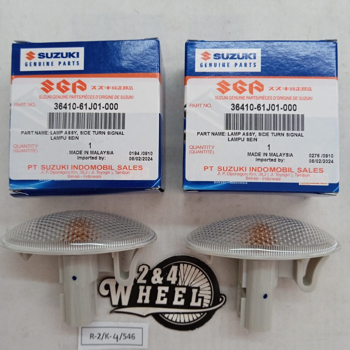 Suzuki Grand Vitara Swift SX4 APV Side Marker Turn Signal Lamp