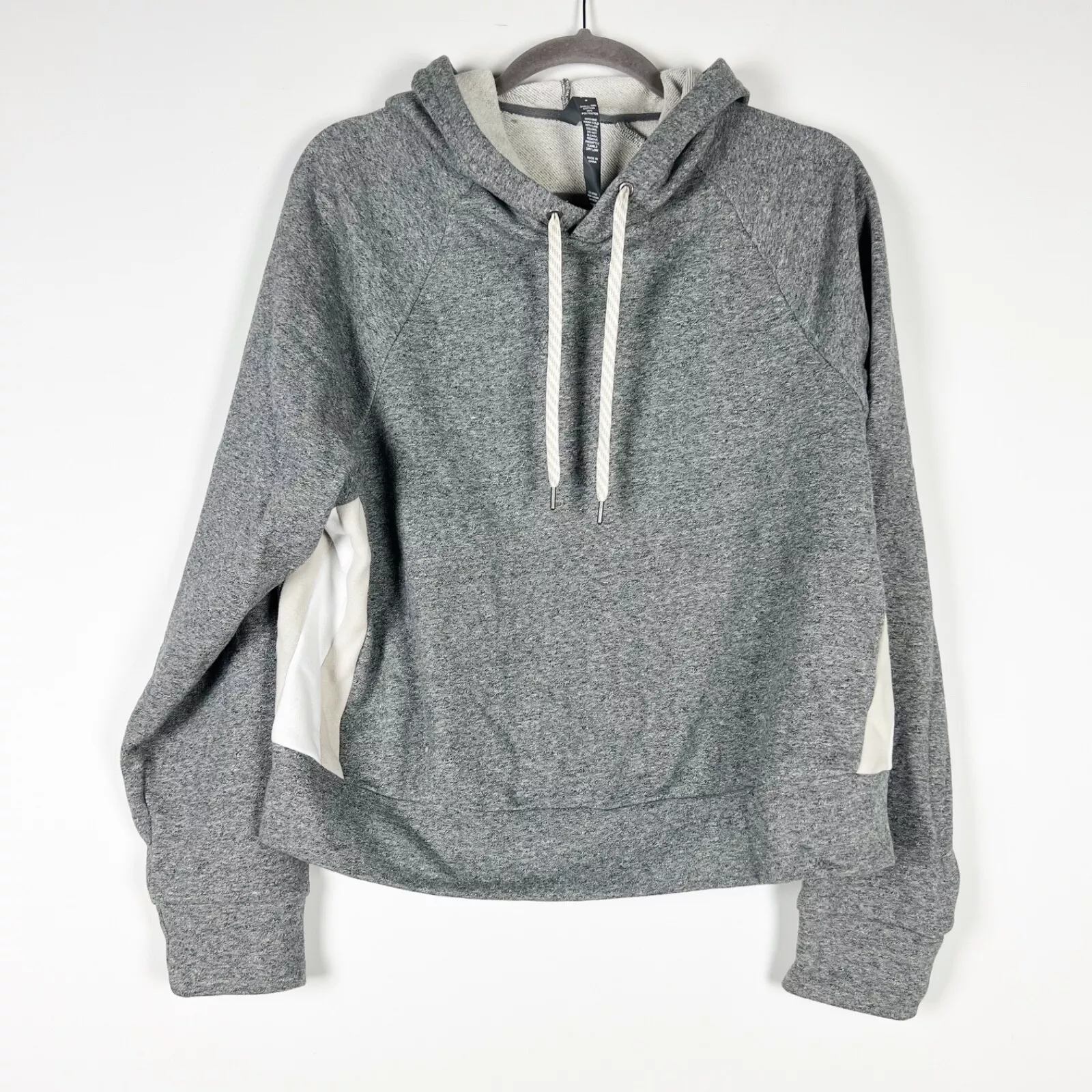 vuori boxy cut cotton terry lined pullover sweatshirt hoodie