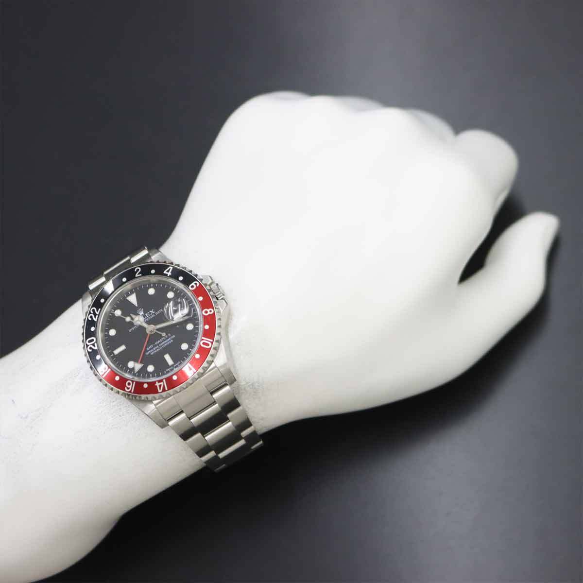 ROLEX GMT Master II 16710 Serial Z Date Black Dial Mens Watch