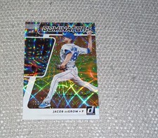 2021 Panini Donruss Silver Dominators /349 Jacob deGrom #DOM2