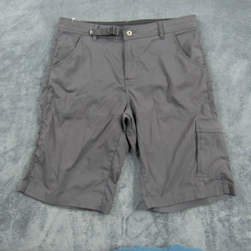 prana lightweight belted cargo pockets stretch zion ii shorts