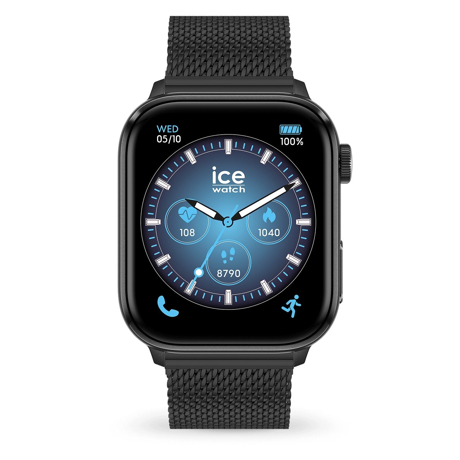 Smartwatch ICE WATCH SMART 3.0 024300 Steel Mesh Black TOUCHSCREEN