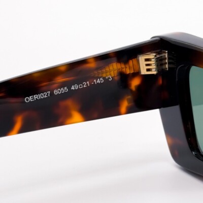 NEW OFF-WHITE ACCRA 055 HAVANA SUNGLASSES CAT EYE WOMEN  display picture 3