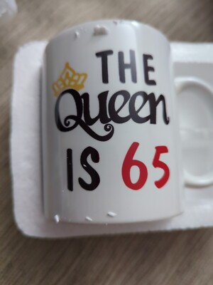 The Queen Is 65 Coffee Mug
