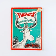 THIDWICK THE BIG-HEARTED MOOSE  *1976 Dr. Seuss Paperback Classic* Vintage Book