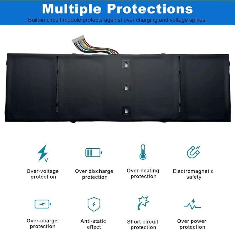 Batería AP13B3K AP13B8K para Acer Aspire M5-583P Series M5-583P-6637 M5-583P-6423 Foto 3 de 4