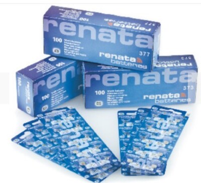 Echte Varta/Renata Uhrenbatterie Für Alle Modelle 317 319 321 329