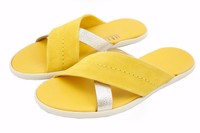 Hogan By Tod's Ibiza Crossed Band Yellow Slides Sandals Shoes Us 7 / 37 on sale Hogan By Tod's Ibiza Crossed Band Yellow Slides Sandals Shoes Us 7 / 37 on sale