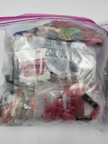 LOT of approx 220 Embroidery Thread Mostly DMC - Picture 2 of 5