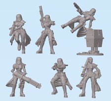 Star Wars Legions Miniatures - Imperial Female Death Trooper Squad Set 2
