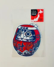 B-Side Label  Tokyo Ueno Store Limited Sticker Daruma Design UV&Water Protective